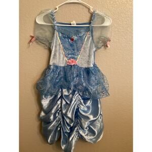 Cinderella Ball Gown Costume Disney Princess Inspired Kids M 8/10
